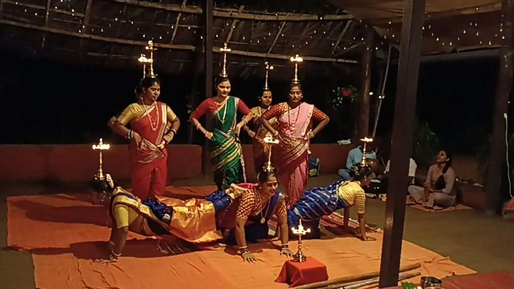Guests enjoying cultural experiences at a family resort in Goa