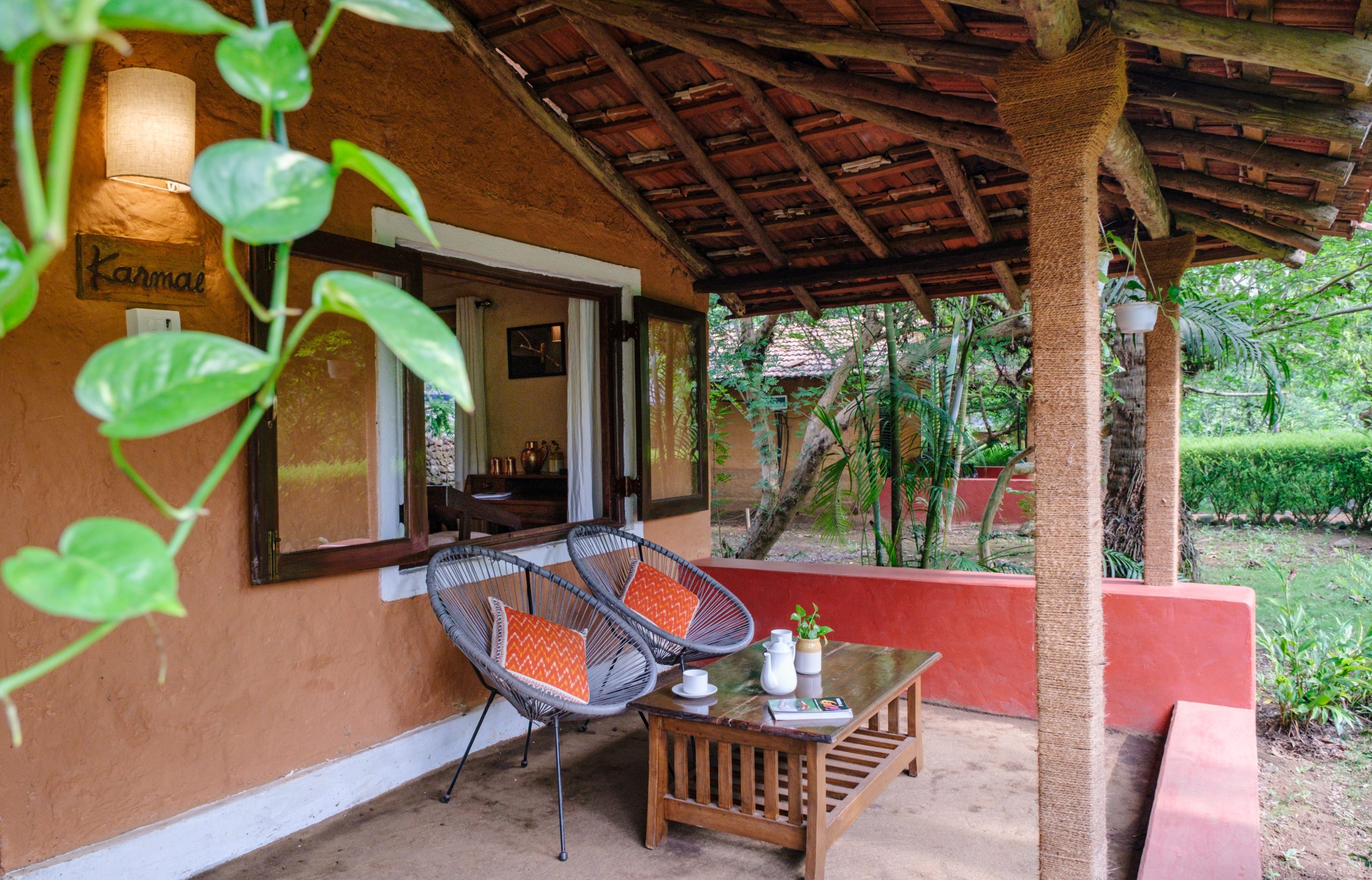 A forest-facing AC cottage at Nature's Nest